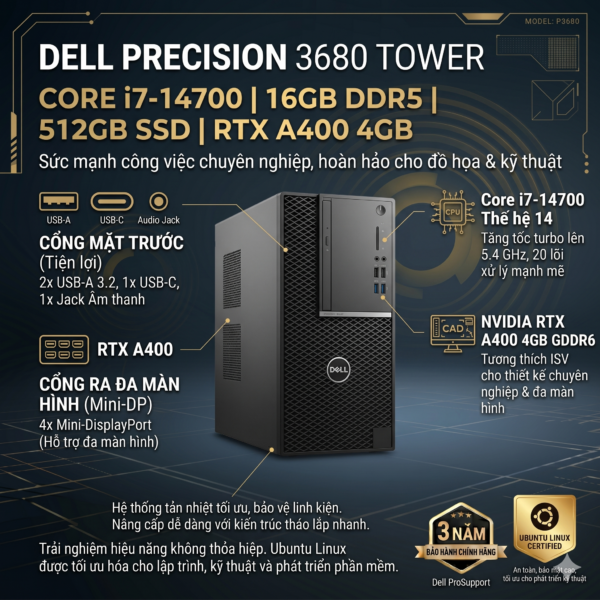 Dell Precision 3680 Tower