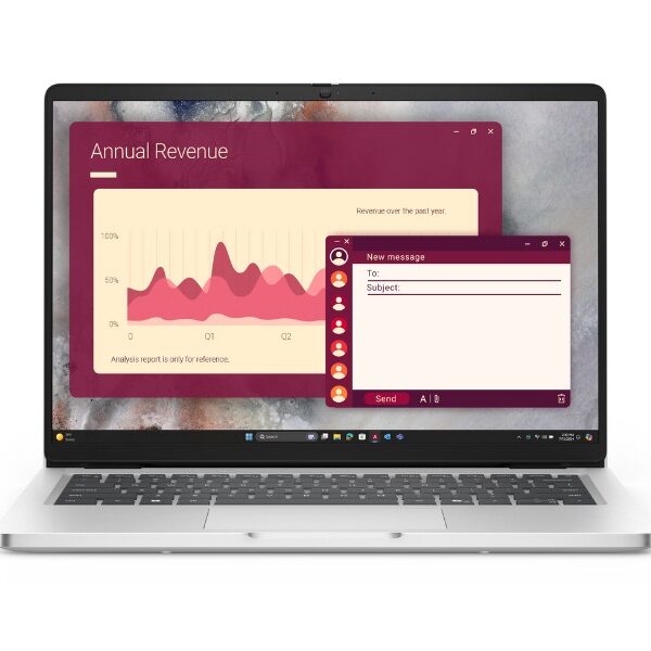 Alternative view of Laptop Dell Pro 14 PC14250 U732G512 (Intel Core Ultra 7 265U vPro | RAM 32GB DDR5 | SSD 512GB | 14 Inch FHD+ IPS | Ubuntu | ProSupport 3 Năm)